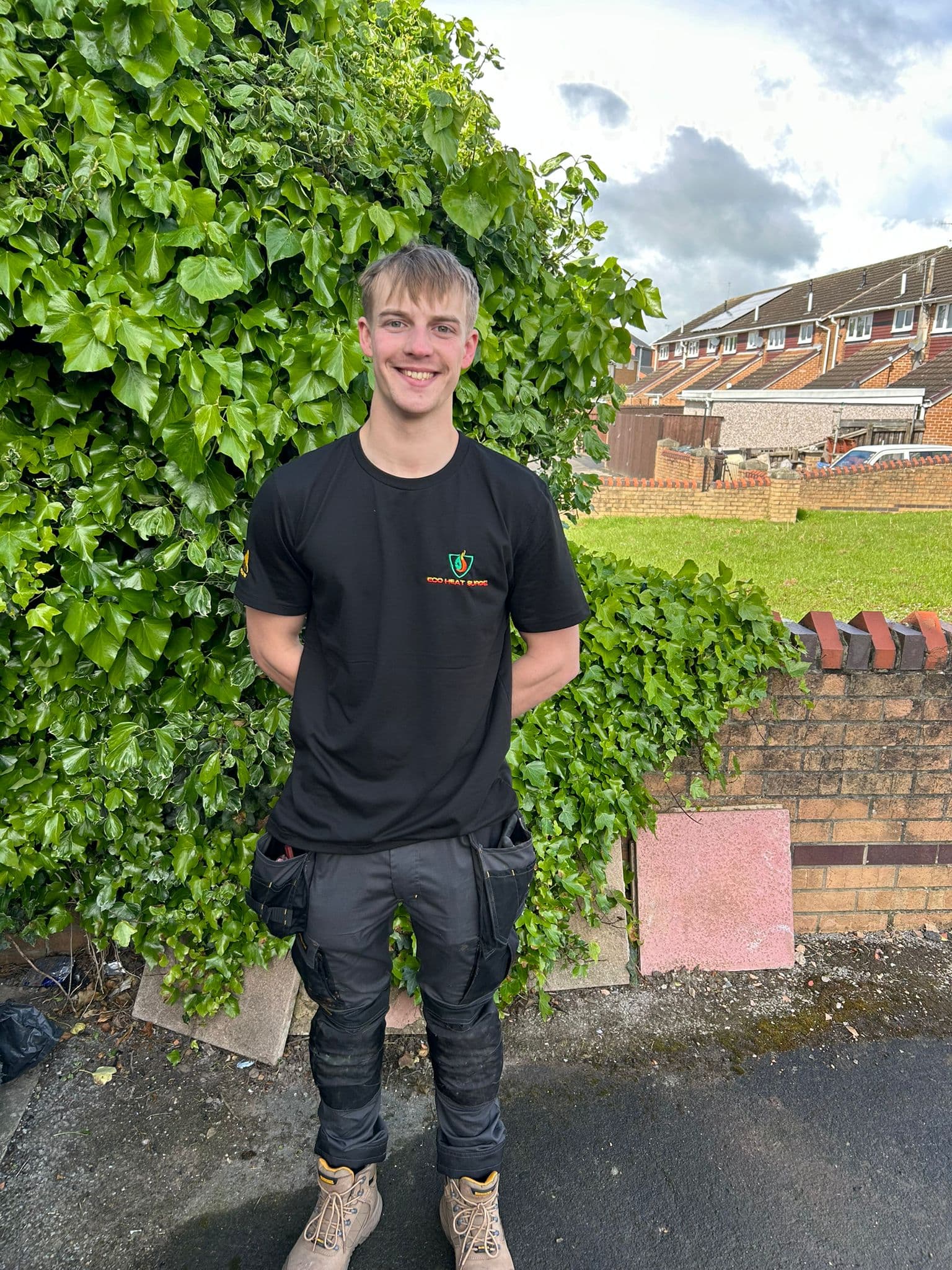 Jay — apprentice gas engineer at Eco Heat Surge, in Barnsley